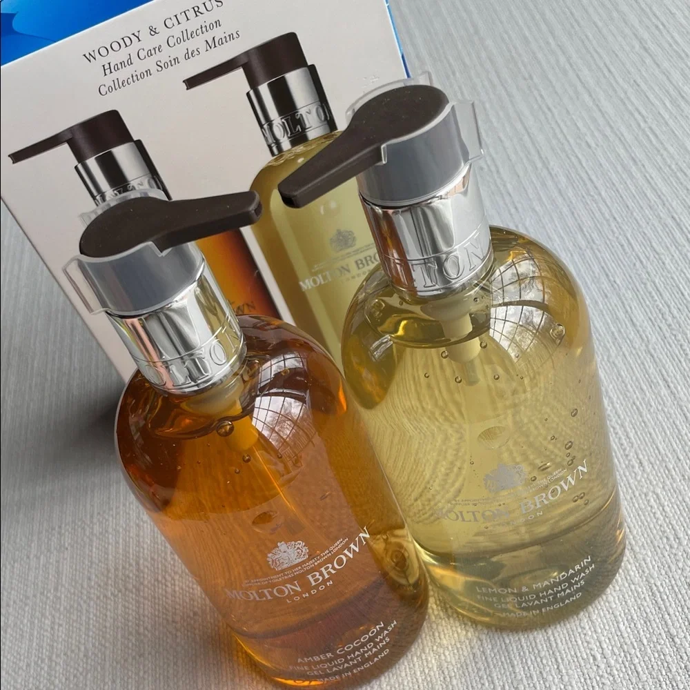 Molton Brown Woody & Citrus Hand care collection